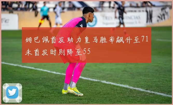 姆巴佩首发助力皇马胜率飙升至71未首发时则降至55
